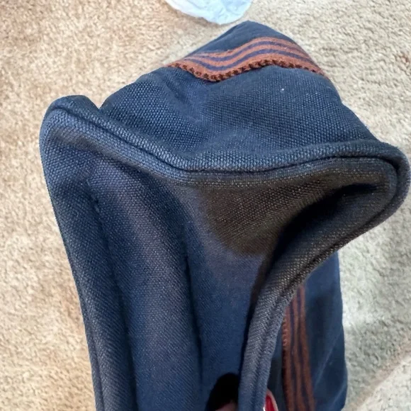 Authentic Hermes Canvas Unisex large messenger bag - Picture 5 of 7